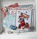 Marianne Design Stampen en Embossing stencil, kerstballen