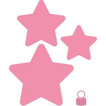 Corte y estampado en relieve plantillas, Estrella de la Navidad / Estrella de la Navidad
