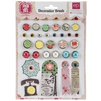 30 Brads decorativi e 5 le etichette