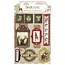 Bo Bunny Bo Bunny, Collection jul, 3D selvklebende sponplater