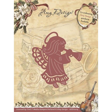 Amy Design Coupe et de gaufrage pochoirs, ange