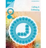 Joy!Crafts und JM Creation Corte y estampado en relieve plantillas, círculos y esquina