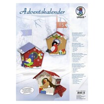 Komplett Bastelset for en adventskalender "birdie"