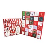 Komplett Sets / Kits Bastelset de concevoir un calendrier de l'avent avec 24 portes