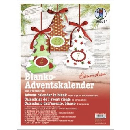 Exlusiv Komplett Bastelset for en adventskalender