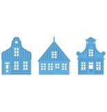 Marianne Design Kutte og prege sjablonger, 3 hus