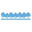 Marianne Design Estampage et Pochoir gaufrage, arbres Allee