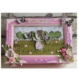 Marianne Design Stamping and Embossing stencil, Allee Trees