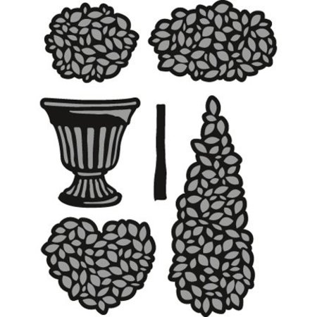 Marianne Design Cutting en embossing stencils, potplanten Set