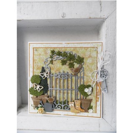 Marianne Design Cutting en embossing stencils, potplanten Set