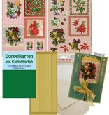 BASTELSETS / CRAFT KITS: Kit completi per la 4 cartoline di Natale