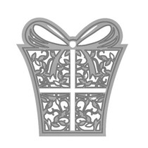 Corte e de estampagem estênceis, presente