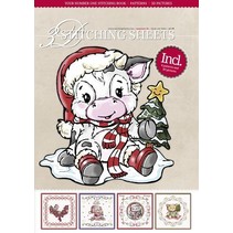 Bastelbuch with Stitch, Christmas motifs