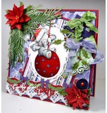 Wild Rose Studio`s I timbri trasparenti, Bella palla di Natale su