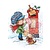Wild Rose Studio`s I timbri trasparenti, timbro A7 a Antoine e Postbox