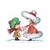 Wild Rose Studio`s I timbri trasparenti, timbro A7 a Antoine e Annabelle