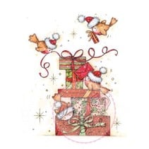 Transparent stamps, Robins to Presents