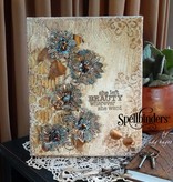 Spellbinders und Rayher Punching and embossing templates Shapeabilities, romantic flowers