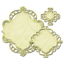 Corte y estampado en relieve plantillas Nestabilities, diamante de lujo decorativo