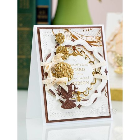 Spellbinders und Rayher Snijden en embossingstencils Nestabilities, decoratieve fantasie diamant