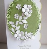 Nellie snellen Fold cutting and embossing stencil, flower shape for