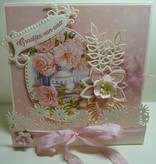 Nellie snellen Dobre corte e estampagem estêncil, forma de flor para
