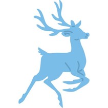 Cutting and embossing stencils, reindeer