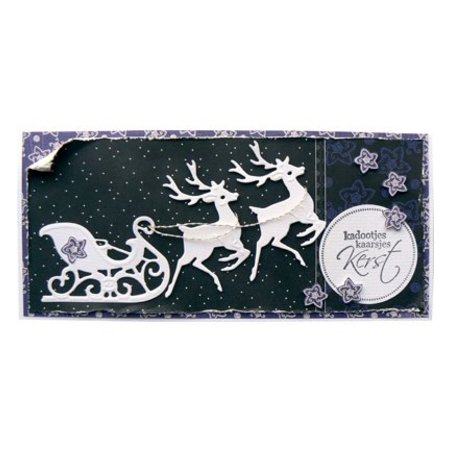 Marianne Design Cutting and embossing stencils, reindeer