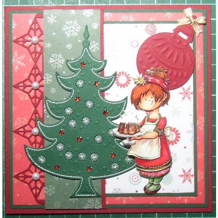 Joy!Crafts und JM Creation Joy Crafts, punching and embossing & Embroideryschablone, 6002 2008, Christmas Tree