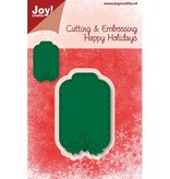 Joy!Crafts und JM Creation Cutting and embossing stencils, label