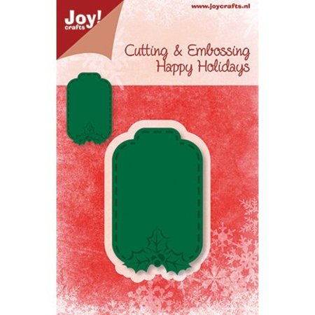Joy!Crafts und JM Creation Corte e de estampagem estênceis, etiqueta