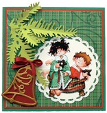 Marianne Design Estampillage et gaufrage pochoir, 2 boules de Noël