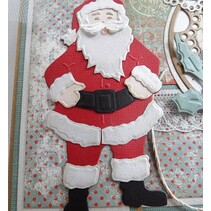 Taglio e goffratura stencil, Babbo Natale