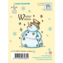 Transparent Stempel, Schneemann