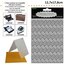 Embossing mappen met vlechten