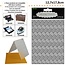 embossing Präge Folder Embossing mappen met vlechten