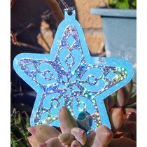 Perforación - y de la plantilla de estampado, Estrella