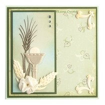 Transparent stamps, grain ears