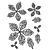 Creative Expressions Rubber zegel, Weihnachtsstern- bloemen, elegante