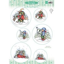 Marianne Design, Bilderbogen: Snoesjes & forêt d'hiver