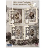 BASTELSETS / CRAFT KITS: Condoglianze pieghevoli per 4 carte + buste