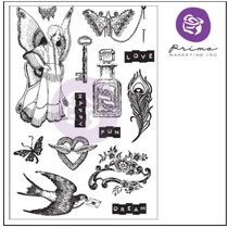 Rubber stamp with 14 motifs