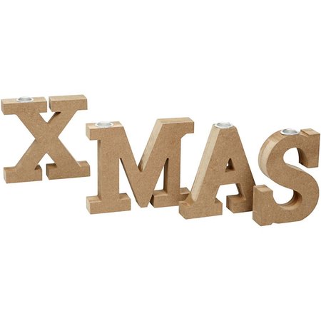 Objekten zum Dekorieren / objects for decorating Cartas, navidad con inserción para las velas