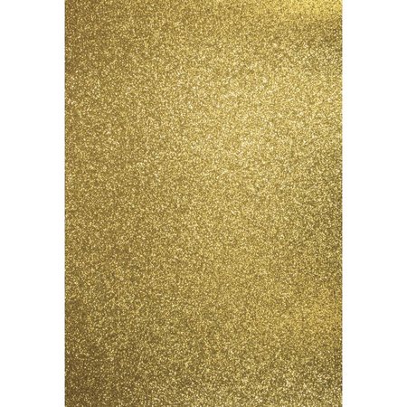 DESIGNER BLÖCKE  / DESIGNER PAPER A4 håndverket kartong: glitter, gull