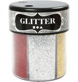 BASTELZUBEHÖR / CRAFT ACCESSORIES Glitter Assortment, 6x13 g
