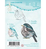 Leane Creatief - Lea'bilities Gennemsigtige frimærker, Doodle Bird