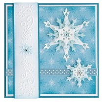 Stamping and embossing stencils, Lea'bilities, ice crystals