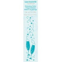 Embossing Folder: Champagne glasses