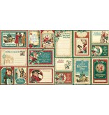 Graphic 45 NUEVO Gráfico 45 A Christmas Carol Ephemera Tarjetas