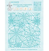 Leane Creatief - Lea'bilities Embossing Folder: Spinnewebe patroon